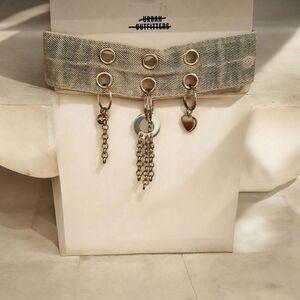 NEW Urban Outfitters Jewelry Denim Choker